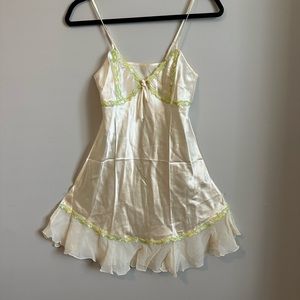 Fairy slip silk satin dress